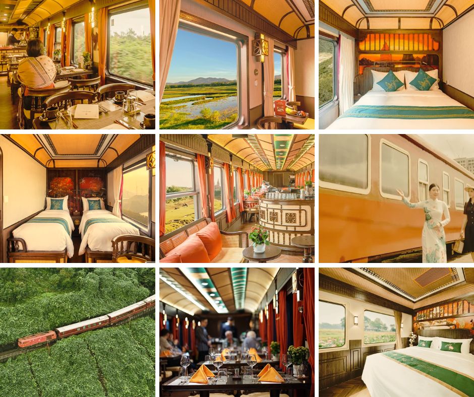 Voyage au Vietnam en train de luxe itin&eacute;raire au nord du sud avec l'agence de voyage locale Tonkin Voyage